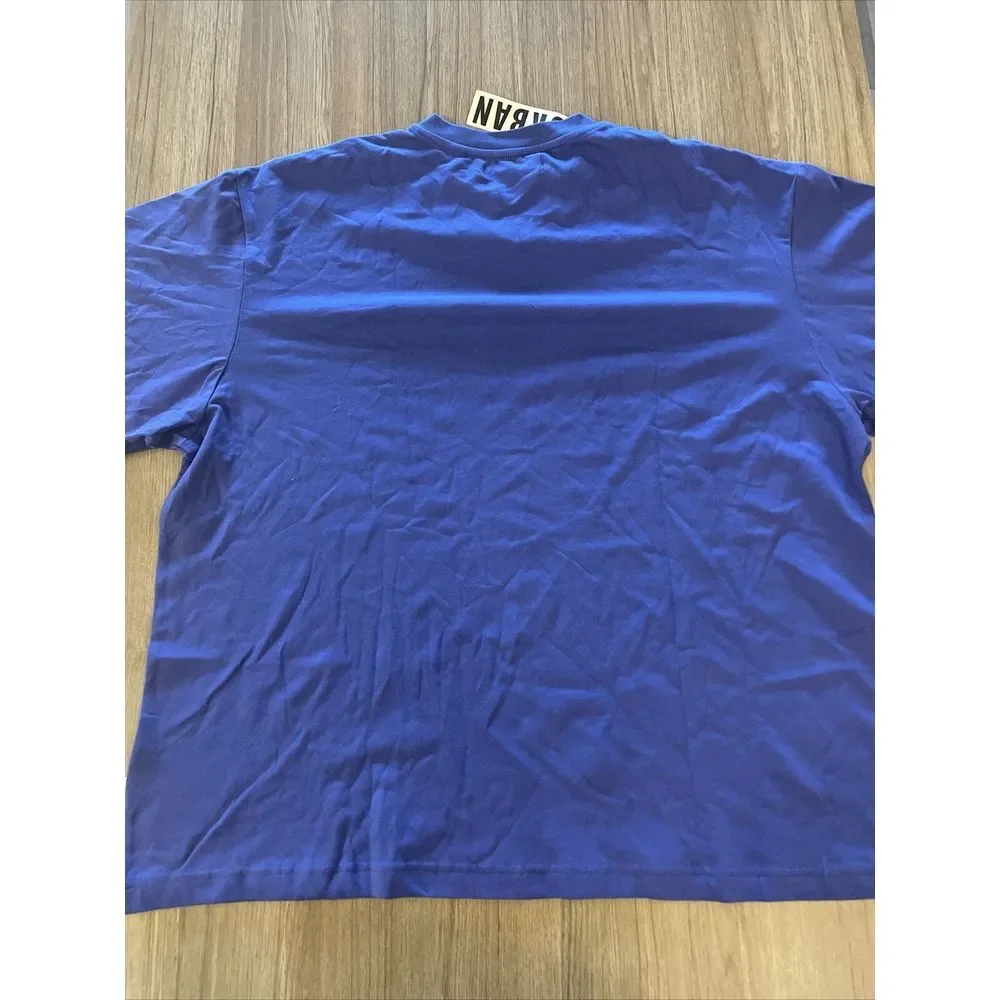Urban Outfitters Men's Standard Cloth‎ M Shortstop Short Sleeve V Neck Oversized